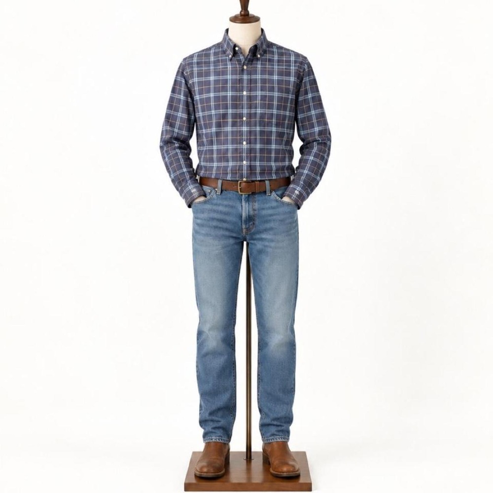 Duck Head Classic Plaid Button-Down Shirt | Men's Large